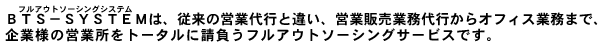 フルアウトソーシングシステム紹介